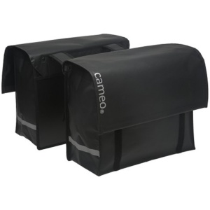Cameo fietstas dubbel bisonyl dull Black