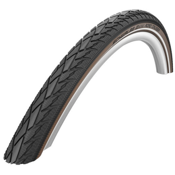 Schwalbe BUB 28X175 SC R ROAD CRUISER GKG ZW/CO Zwart/Coffee - Afbeelding 4