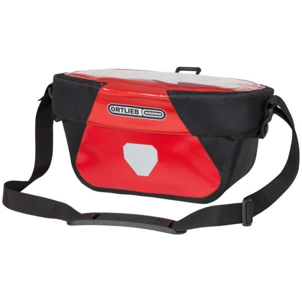 Ortlieb Stuurtas ultimate six classic f3612 rood-zwart 5l Zwart