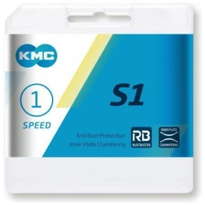 Kmc KETTING 1V 1/8 S1 WIDE RB GRY Grijs