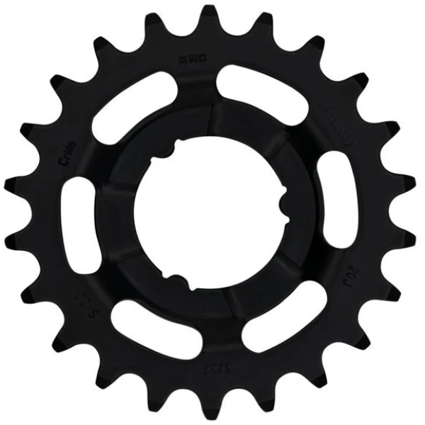 Kmc KETTINGWIEL FIETS 22T DOORGEZET 3/32" SH ZW Zwart