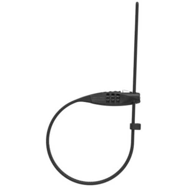Abus SLOT KABEL COMBIFLEX TRAVELGUARD 45CM ZW Zwart