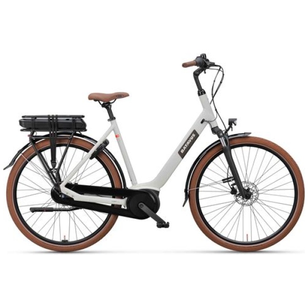 Batavus Altura E-Go Plus N7 Lichtgrijs Mat Lageinstap - Afbeelding 3