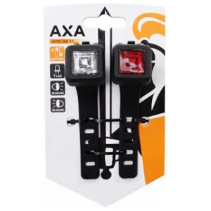 Axa LAMPSET NITELINE 11 BATT LED ZW Zwart