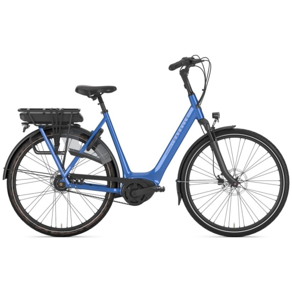 Gazelle Orange test e-bike Tropical Blue Glans DAMES