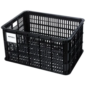 Basil KRAT BAS L PVC ZW Zwart