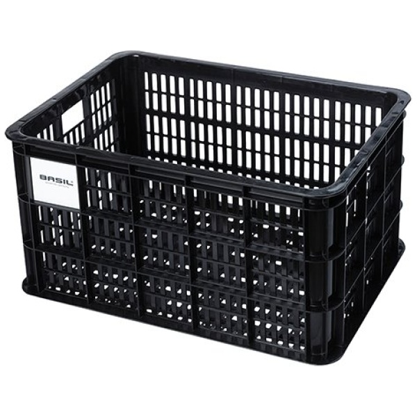 Basil KRAT BAS L PVC ZW Zwart