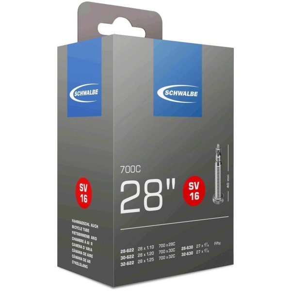 Schwalbe BIB 28X11/8-11/4-120 SC SV (40) SV16 Zwart