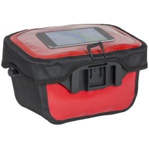 Ortlieb Stuurtas ultimate six classic f3612 rood-zwart 5l Zwart