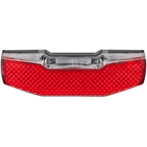 Axa ACHTERLICHT BLUELINE 6-12V LED STL 50MM Zwart