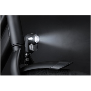 Axa KOPLAMP NOX CITY LED BATT KB ZW Zwart