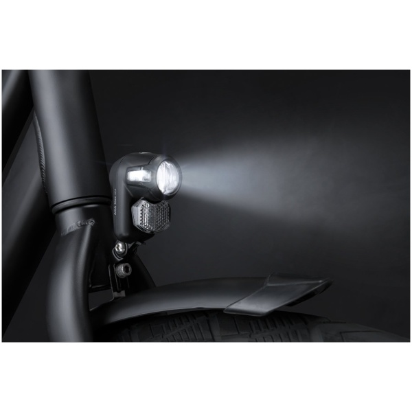 Axa KOPLAMP NOX CITY LED BATT KB ZW Zwart