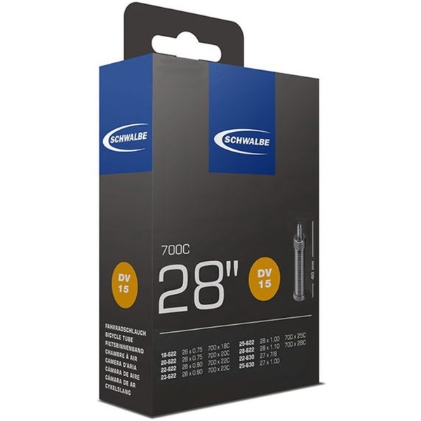 Schwalbe BIB 28X3/4-1 SC DV (40) DV15 Zwart - Afbeelding 2