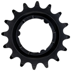 Kmc KETTINGWIEL FIETS 16T DOORGEZET 3/32" SH ZW Zwart
