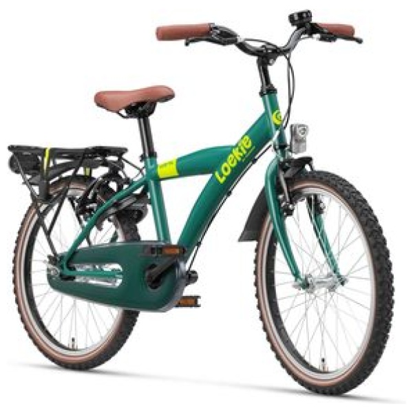Loekie Booster 20 Inch Groen JONGENS