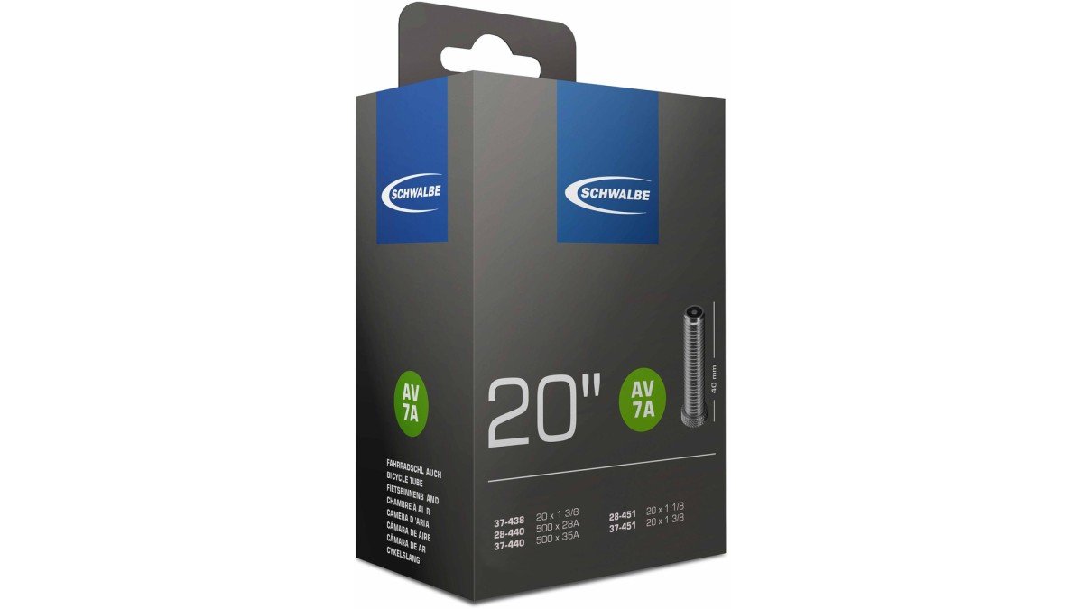 Schwalbe Bib 20x13/8 Av Av7a Zwart