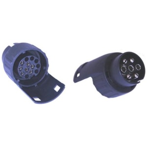 Merkloos FIETD STEKKER VERLOOP 7-13 KORT ZWART