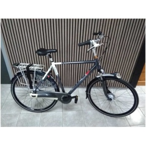 Gazelle Eclipse C8 Antraciet Grijs Heren