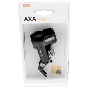 Axa KOPLAMP NOX CITY LED BATT KB ZW Zwart