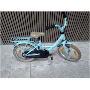 Bikefun Flowerfun Blauw Groen 16 Meisjes