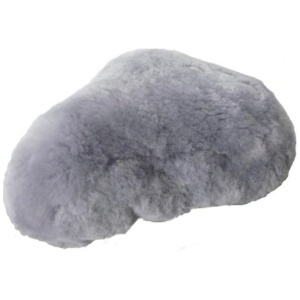 Merkloos ZADELDEK SCHAPENVACHT GROOT ANTRA Antraciet