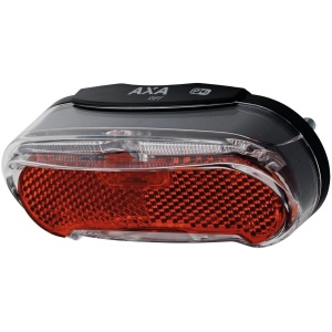 Axa ACHTERLICHT RIFF LED BATT Rood|Zwart