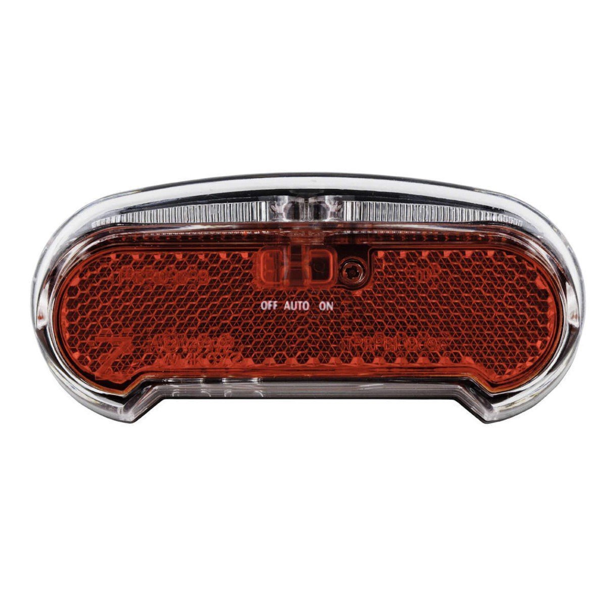 Axa achterlicht Riff steady auto batterij 80mm Rood|Transparant - Afbeelding 3