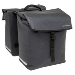 New Looxs fietstas dubbel Hamar anthracite MIK 38L Antraciet