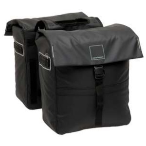 New Looxs fietstas dubbel Leeds 38L Zwart