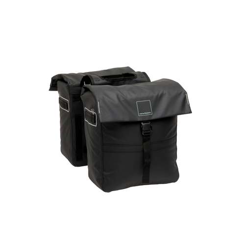 New Looxs fietstas dubbel Leeds 38L Zwart