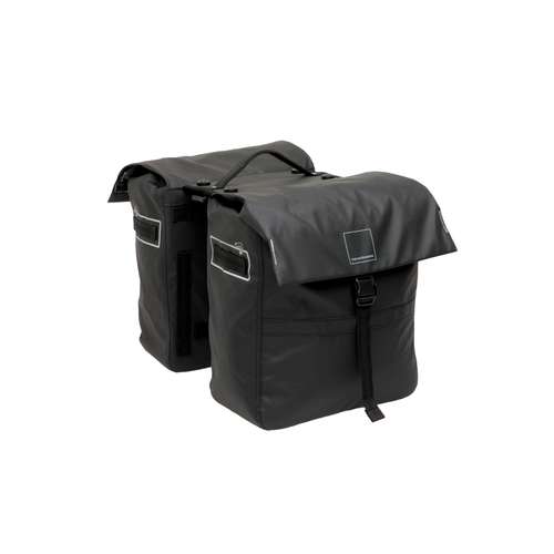 New Looxs fietstas dubbel Leeds MIK 38L Zwart