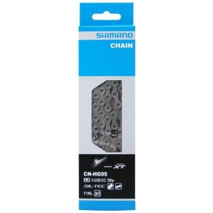 Shimano Ketting Hg95 114s 10-speed Xt Grey