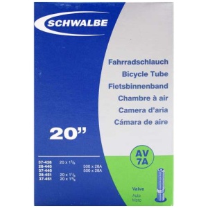 Schwalbe Bib 20x13/8 Av Av7a Zwart