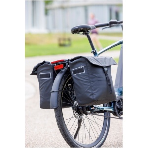 New Looxs fietstas dubbel Leeds 38L Zwart