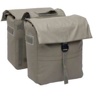 New Looxs fietstas dubbel Leeds taupe 38L Beige