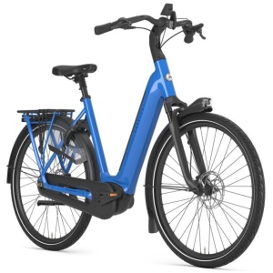 Gazelle Grenoble test e-bike Tropical Blue Glans DAMES