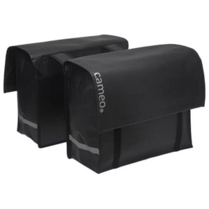 Cameo fietstas dubbel bisonyl dull Black