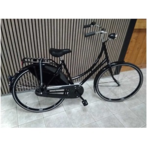 Burgers Omafiets Starter Zwart Glans Dames