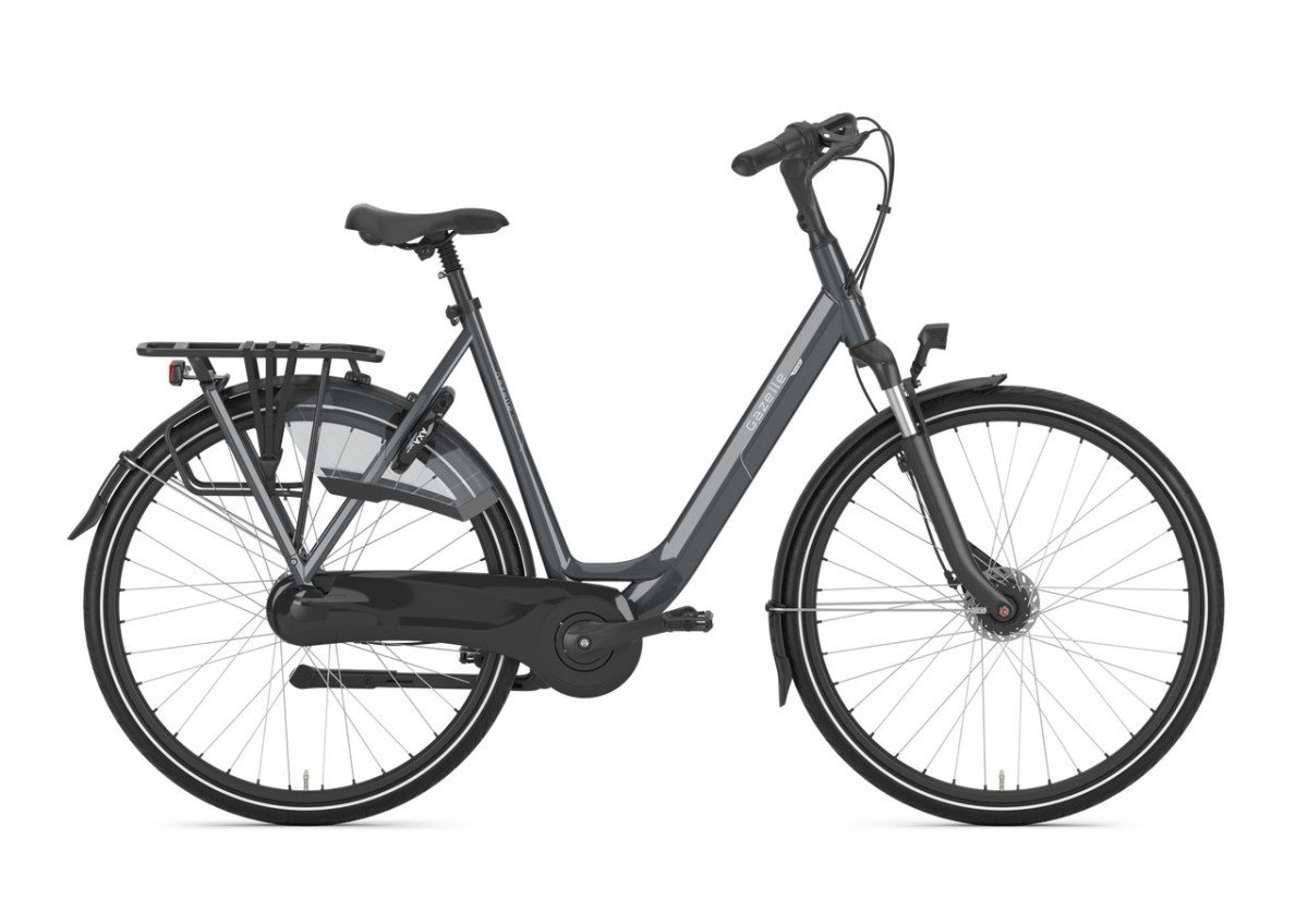 Gazelle Orange C7+ Verhuur Anthracite Grey Glans DAMES - Afbeelding 3