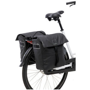 New Looxs fietstas dubbel Leeds MIK 38L Zwart