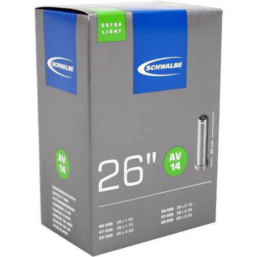 Schwalbe bnb AV14 Extra Light 26 x 1.50 - 2.35 av Zwart