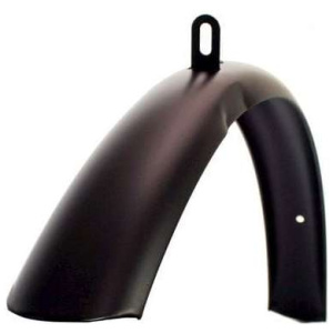 Unbranded Voorspatbord 28" transport Urban 60 mm breed - mat Mat Zwart