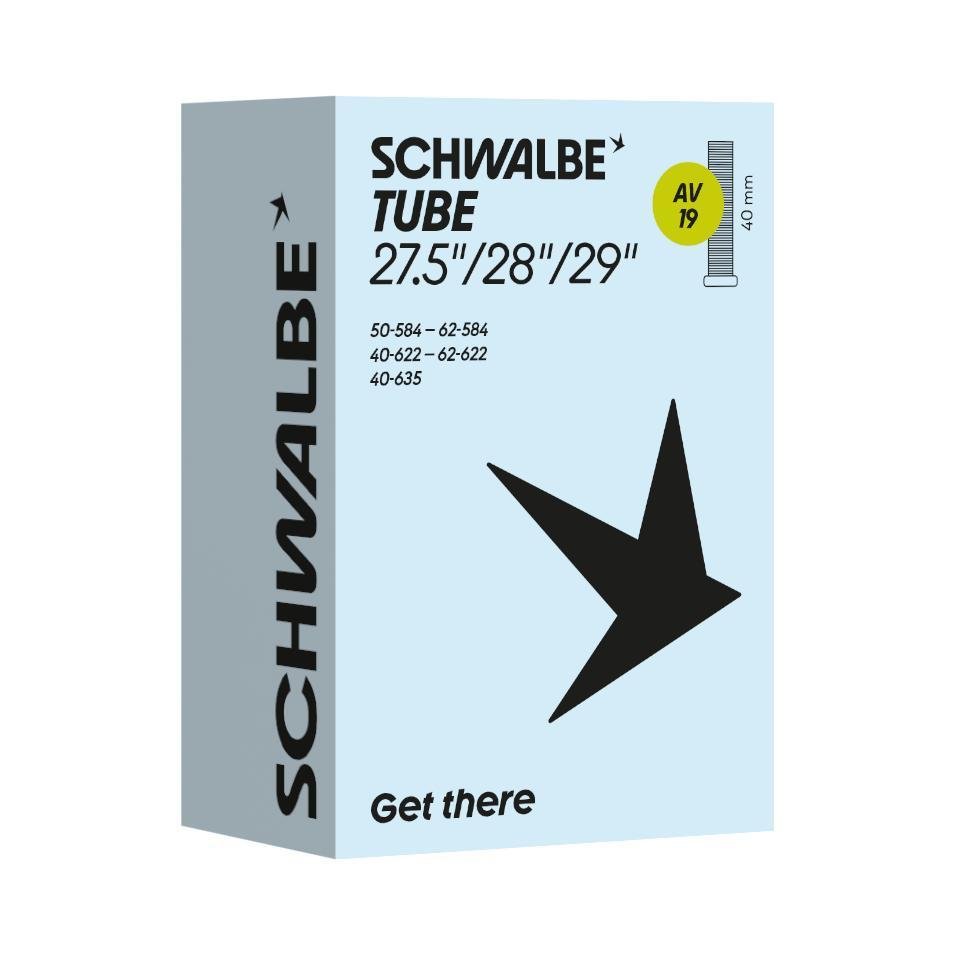 Schwalbe Binnenband AV19 28/29'' + 27.5'' / 40/62-584/635 - BLACK - Afbeelding 2