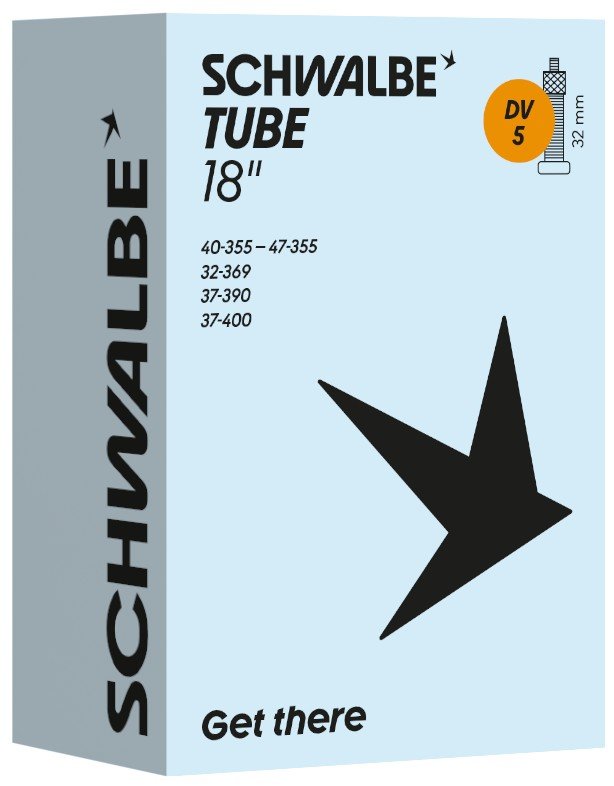 Schwalbe bnb DV5 18 inch 32/47-355/400 hv 32mm Zwart
