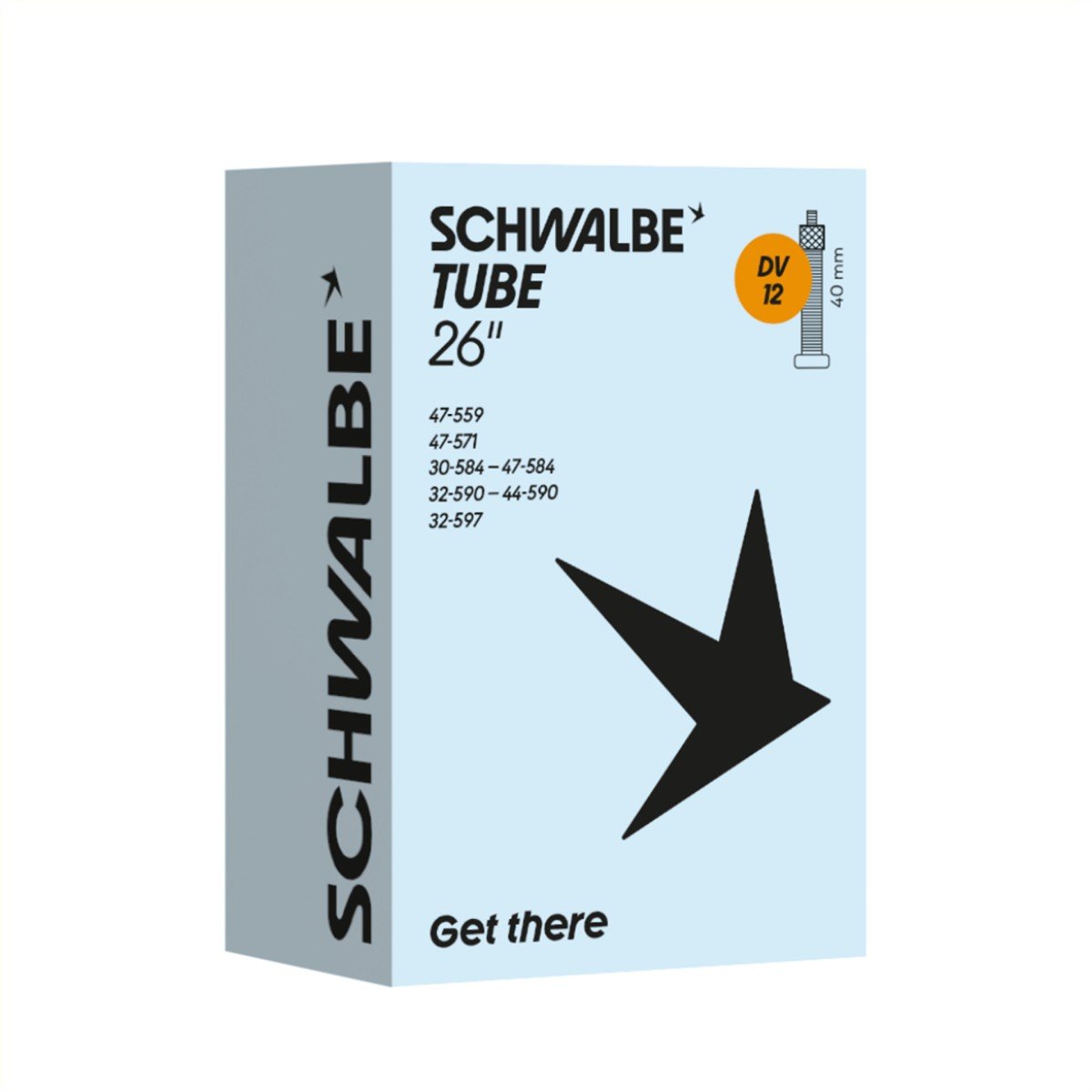 Schwalbe bnb DV12 26 inch 30/47-559/597 hv 40mm Zwart - Afbeelding 2