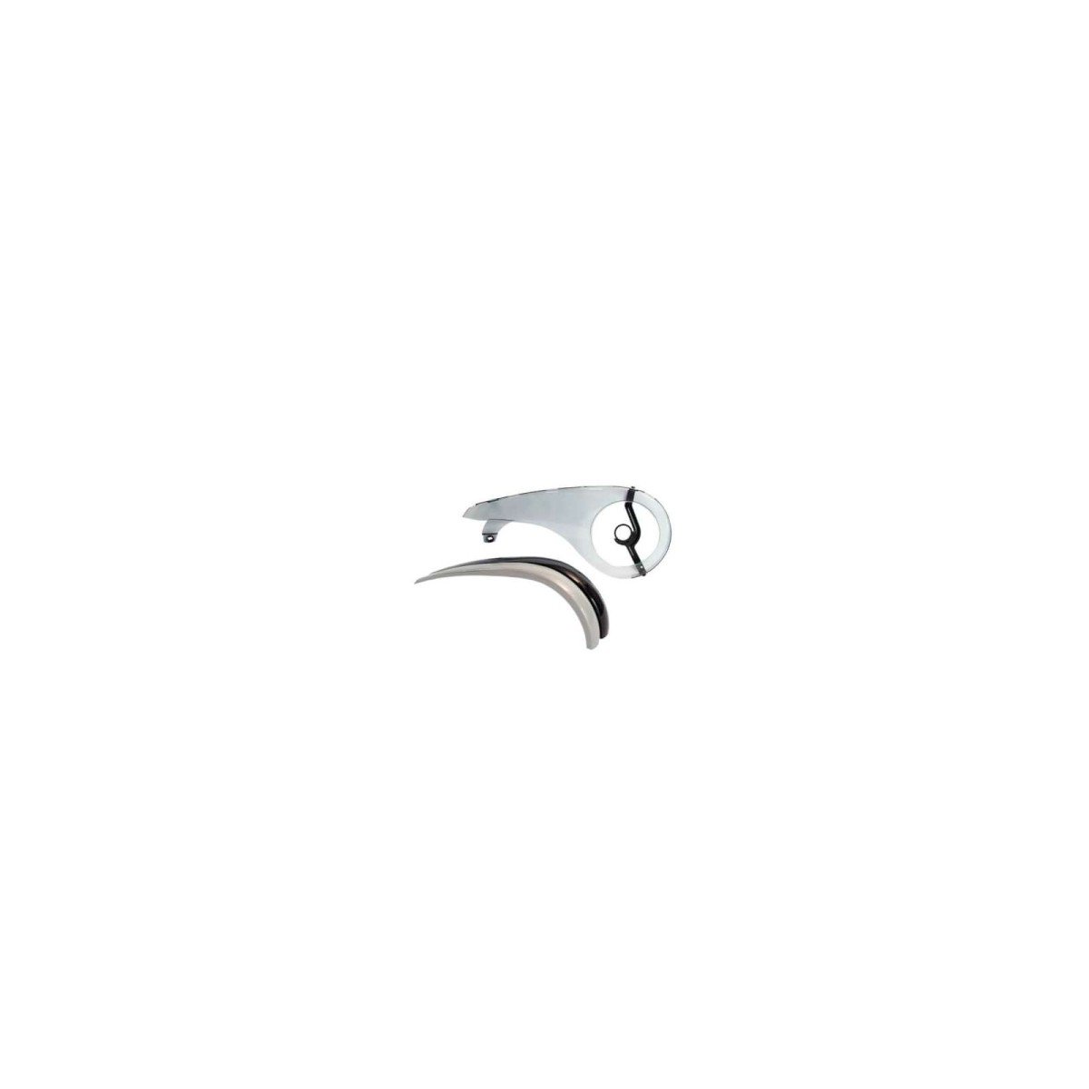 Axa kettingscherm Scope 2 38t Transparant