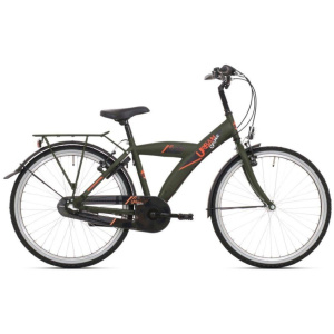 Bike Fun Urban Mat Donkergroen Jongens