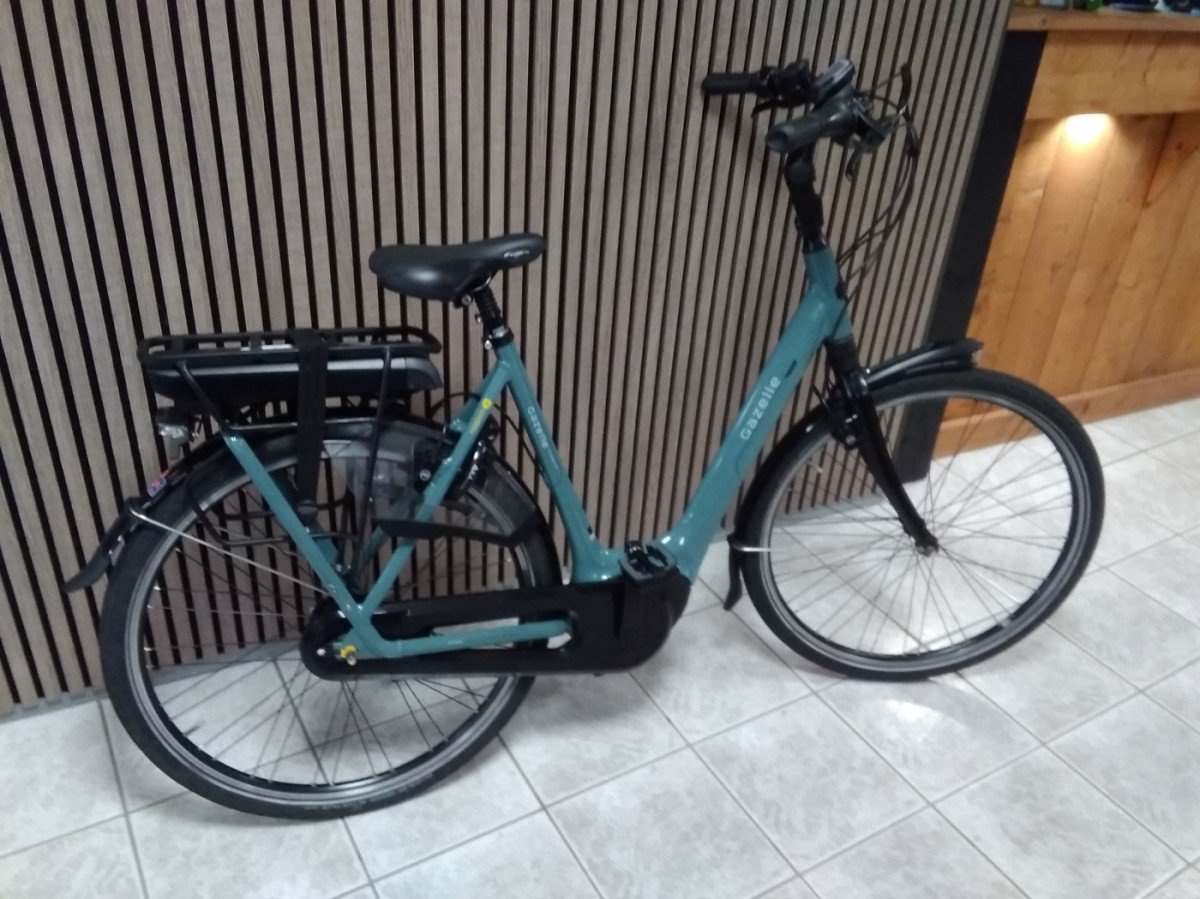 Gazelle Orange C8 HMB Connect Petrol Glans Dames