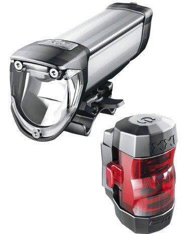 Busch & MÜller Verlichtingsset Busch und Müller IXON Core + IXXI Zilver|Zwart - Afbeelding 3