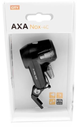 Axa KOPLAMP NOX CITY LED BATT KB ZW Zwart - Afbeelding 2